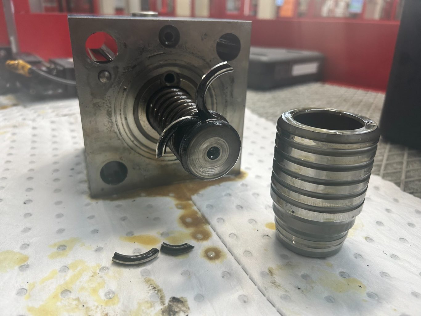 Panne sur clapet de sécurité