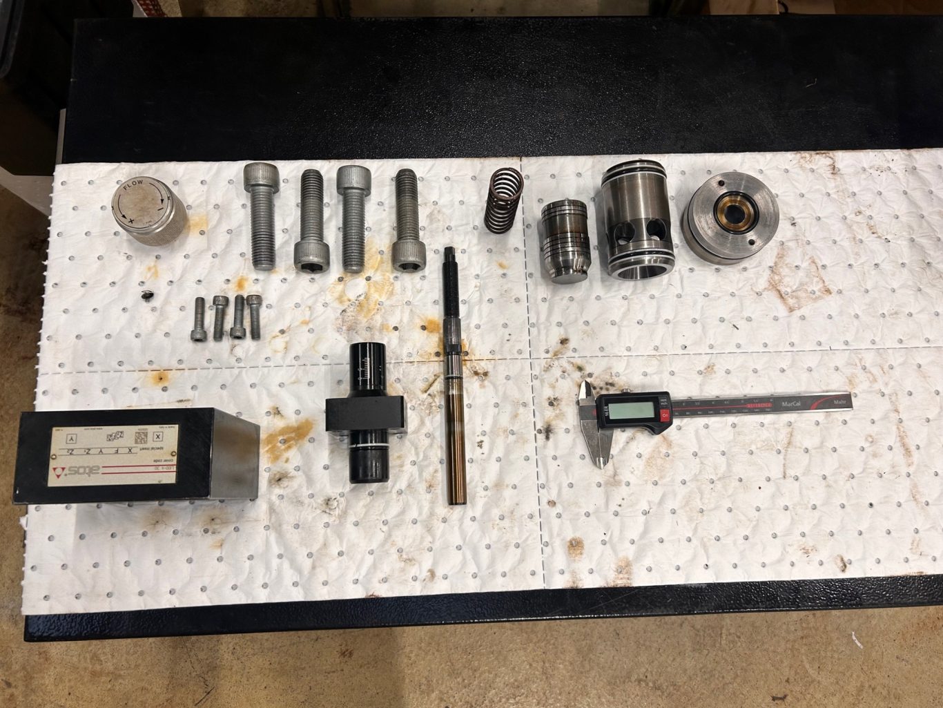 Changement des joints sur clapet logique