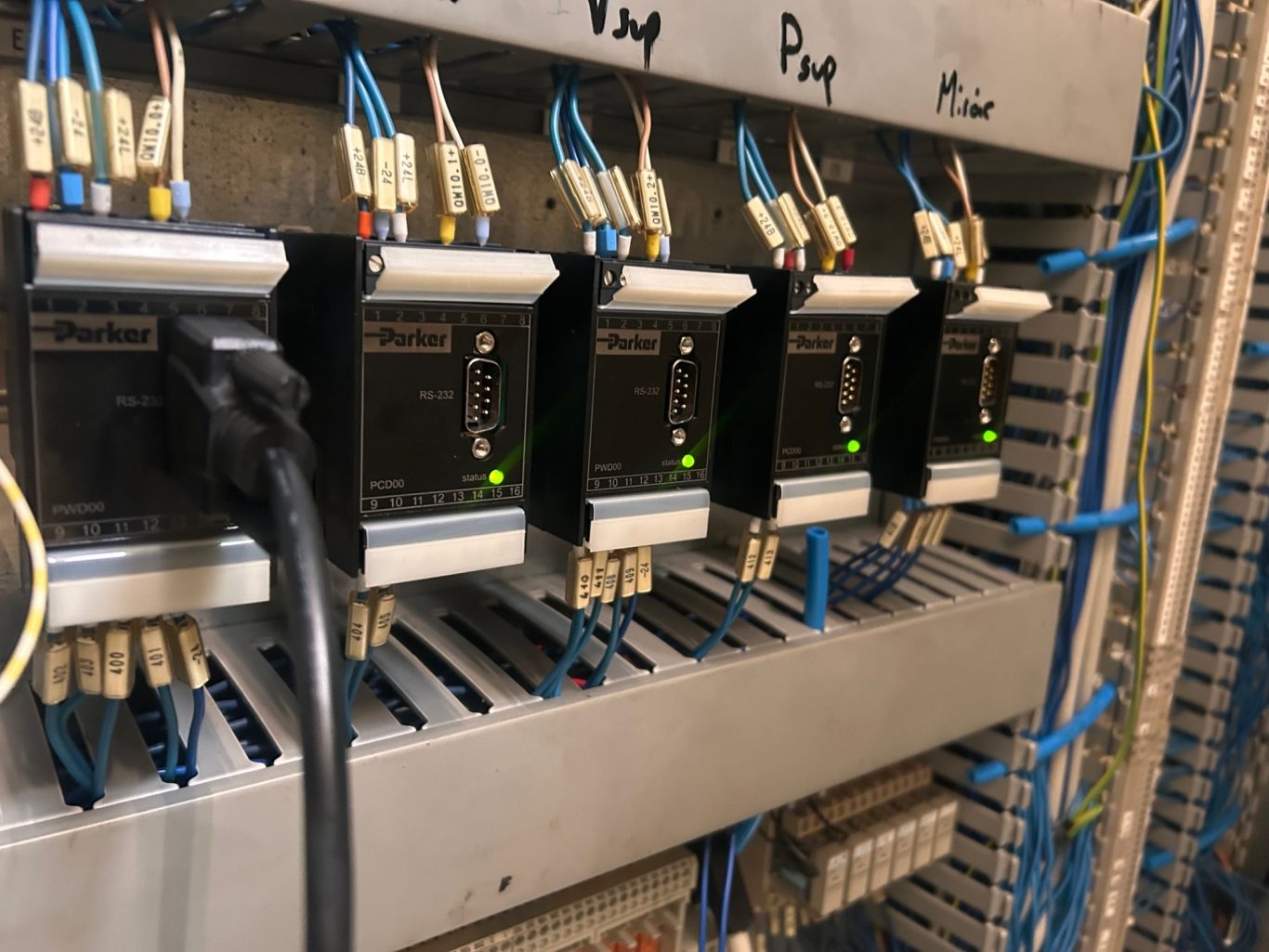 Ajustement mouvements hydraulique proportionnels